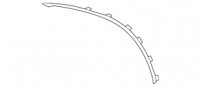 Grilă bară față stânga pentru Mercedes GLE 53 21-23 pachet AMG