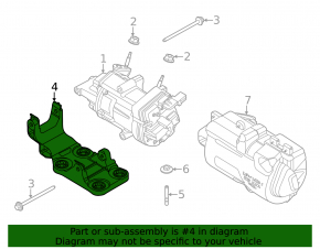 Кронштейн компрессора кондиционера Ford Mustang Mach-E 21-26