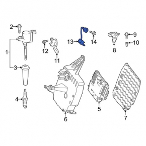 Senzor detonatie Ford Fusion mk5 13-20 2.5 FACET