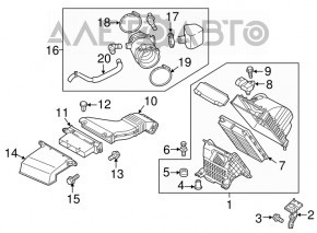 Map sensor Kia Optima 11-15 2.4