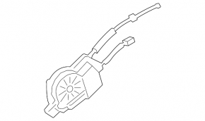 Actuator pentru încuietoare portbagaj BMW X3 F25 11-17