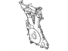 Передняя крышка двигателя Ford Edge 15-18 2.0T