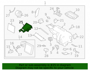Радиатор отопителя печки Ford Fiesta 11-19