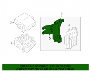 Кронштейн Transmission Oil Pump Control Module Hyundai Sonata 11-15 hybrid тип 2