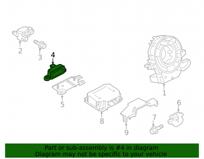 Sensor G Yaw Combined Mitsubishi Outlander Sport ASX 10-23