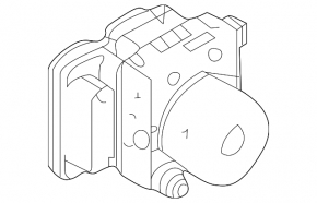 ABS АБС Nissan Altima 19-20 rear auto brake