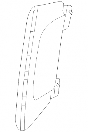Dimensiunea bara de protecție față stânga VW Tiguan 09-17