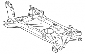 Подрамник передний Audi A3 22-26