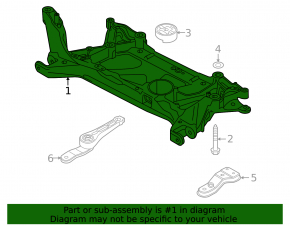 Подрамник передний Audi A3 22-26