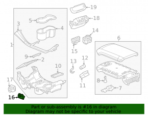 Кнопки подогрева сидений правая GMC Terrain 18-23