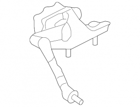 Датчик наклона кузова задний Lexus RX300 RX330 RX350 RX400h 04-09 FWD