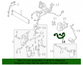 Tub de uscare compresor aer condiționat Kia EV6 22-24 AWD