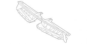 Кронштейн решетки радиатора grill Mercedes W167 GLE 350 450 20-26