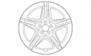 Диск колесный R18x7.5J ET:49 Mercedes A-class V177 19-22