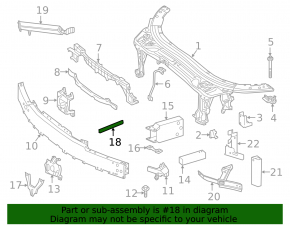 Structura TV stânga Mercedes C-class W205 15-21