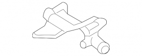 Флянец системы охлаждения Ford Fusion mk5 13-14 1.6T