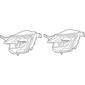 Противотуманная фара птф левая Ford Explorer 16-19 галоген