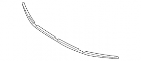 Губа переднего бампера Audi A6 C7 12-18 s-line