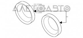 Capacul farului drept al VW Tiguan 18- este mare, din cauciuc, nou, original