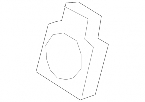 Ventilator pentru spătar, față stânga Lexus GS350 GS460 GS450h 07-11 piele neagră, cu suport
