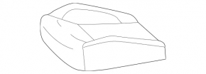 Водительское сидение Mercedes GLS-class X166 13-19 с airbag, электро с памятью, подогрев, кожа черная