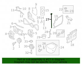 Щуп маслянный ДВС Subaru Impreza WRX GH 08-14 2.5T