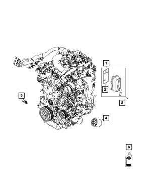 Răcitor ulei motor Jeep Compass 23-25 2.0T