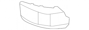 Capac bara spate stânga pentru Toyota FJ Cruiser 2007-2014, gri