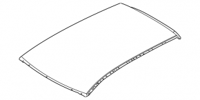 Крыша металл Mazda3 MPS 09-13