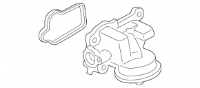 Корпус масляного фильтра Ford Edge 19-24 2.0T с датчиком