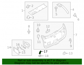 Кнопка открывания багажника салонная Mazda CX-5 21-24 с накладкой