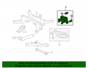 Цапфа задняя правая Chevrolet Equinox 10-17