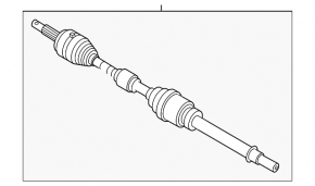 Привод полуось передняя левая Nissan Altima 07-12 2.5, МКПП