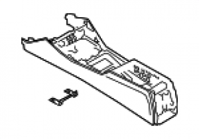 Cotieră consolă centrală BMW i4 22-26 neagră