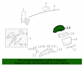 Обрамления щитка приборов Lexus IS250 IS300 IS350 06-13 черн, царапины