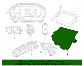 Проекция на лобовое BMW X1 F48 16-22