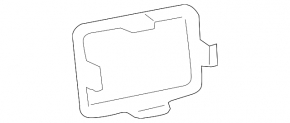 Заглушка двери багажника нижняя Lexus RX350 RX450h 10-15 черн