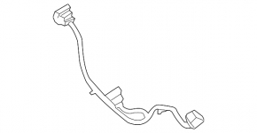 Проводка диффузора кожуха радиатора Ford Mustang mk6 15-23 2.3T