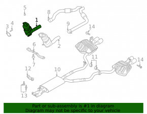 Catalizator dreapta Ford Explorer 22-24 3.0T