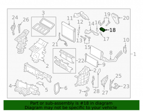 Клапан печки кондиционера Mazda CX-9 16-23