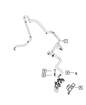 Клемма плюсовая Jeep Grand Cherokee WK2 14-15 3.6