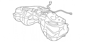 Топливный бак Lexus IS250 14-21