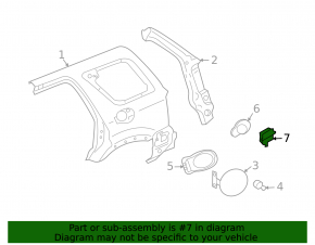 Grila de ventilatie stanga fata pentru Ford Flex 09-19