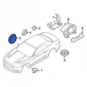 Динамик дверной передний правый Ford Mustang mk6 15-23