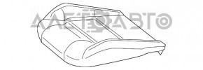 Водительское сидение Mercedes CLA 14-15 с airbag, электро, кожа, серый, потрескана кожа