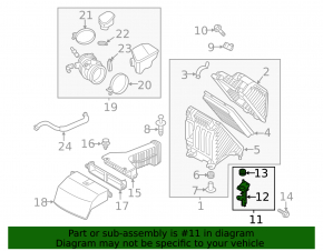 Suport carcasă filtru de aer Hyundai Santa FE Sport 13-18