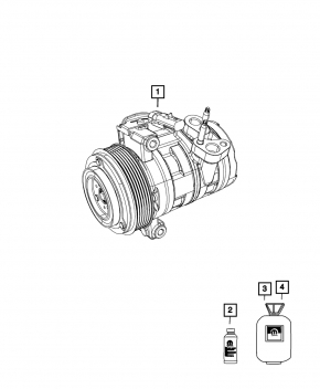 Компрессор кондиционера Jeep Compass 17-22 2.4 4472501330