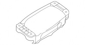 Подушка безопасности airbag пассажирская в торпеде Infiniti QX30 17-19