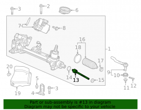Рулевая тяга левая Honda Odyssey 18-26