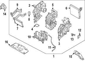 Senzor de temperatură evaporator Hyundai Santa Fe 24-26